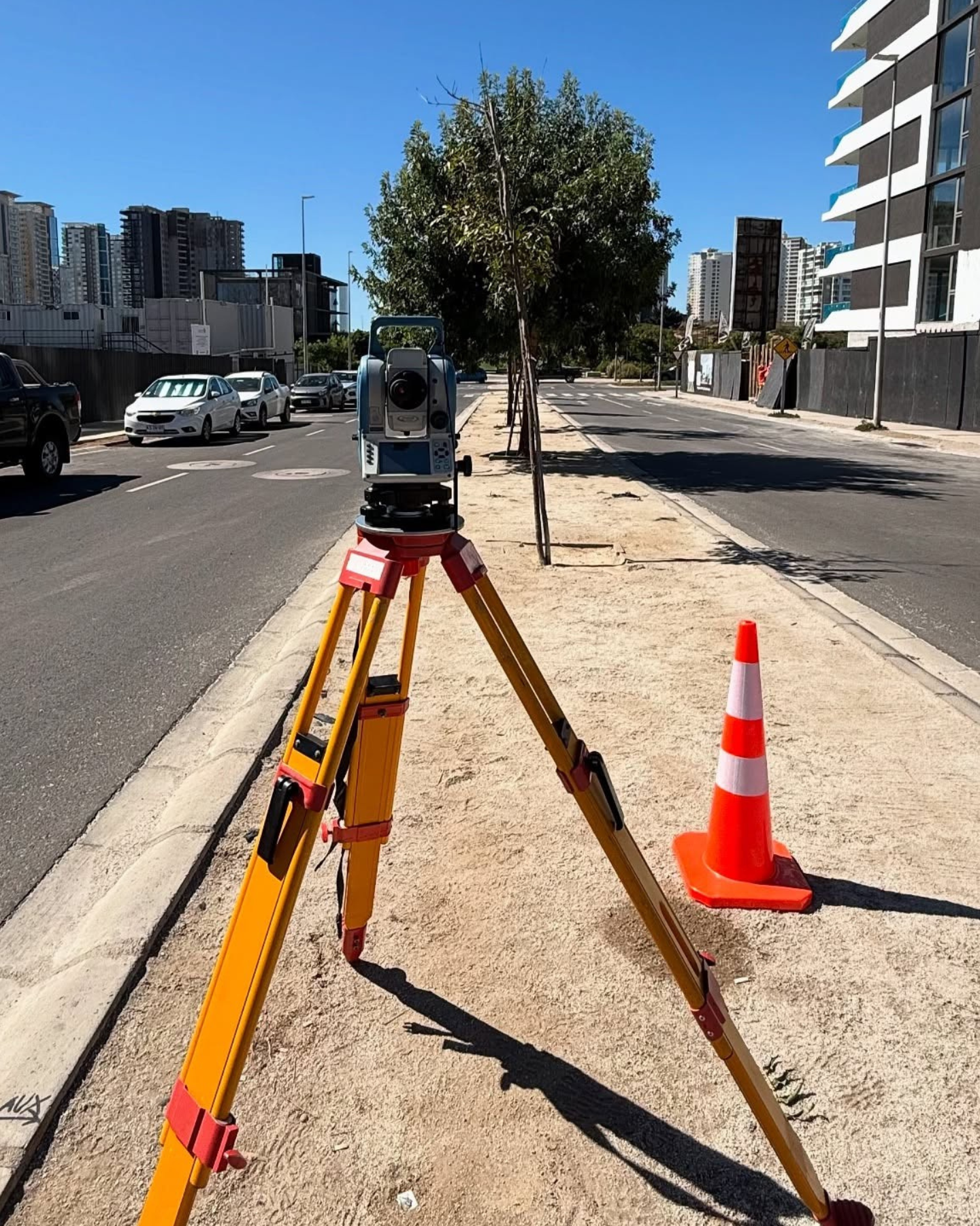 Trabajos de topografía