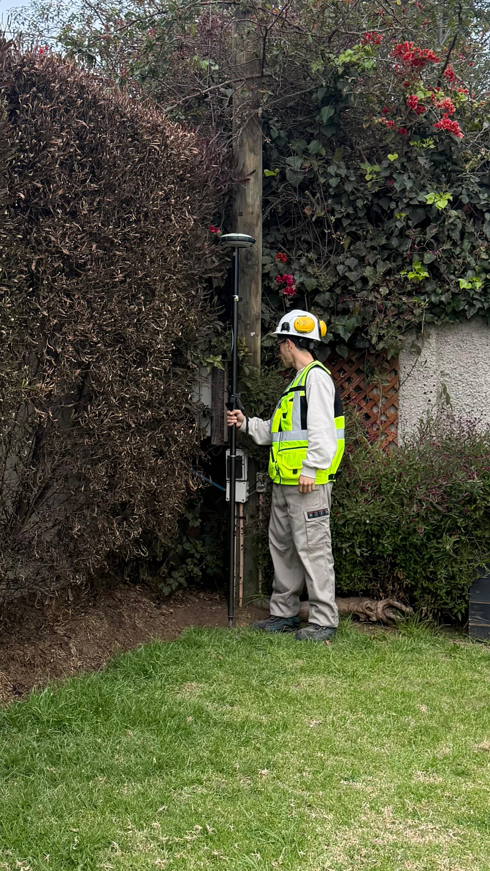 Trabajos de topografía