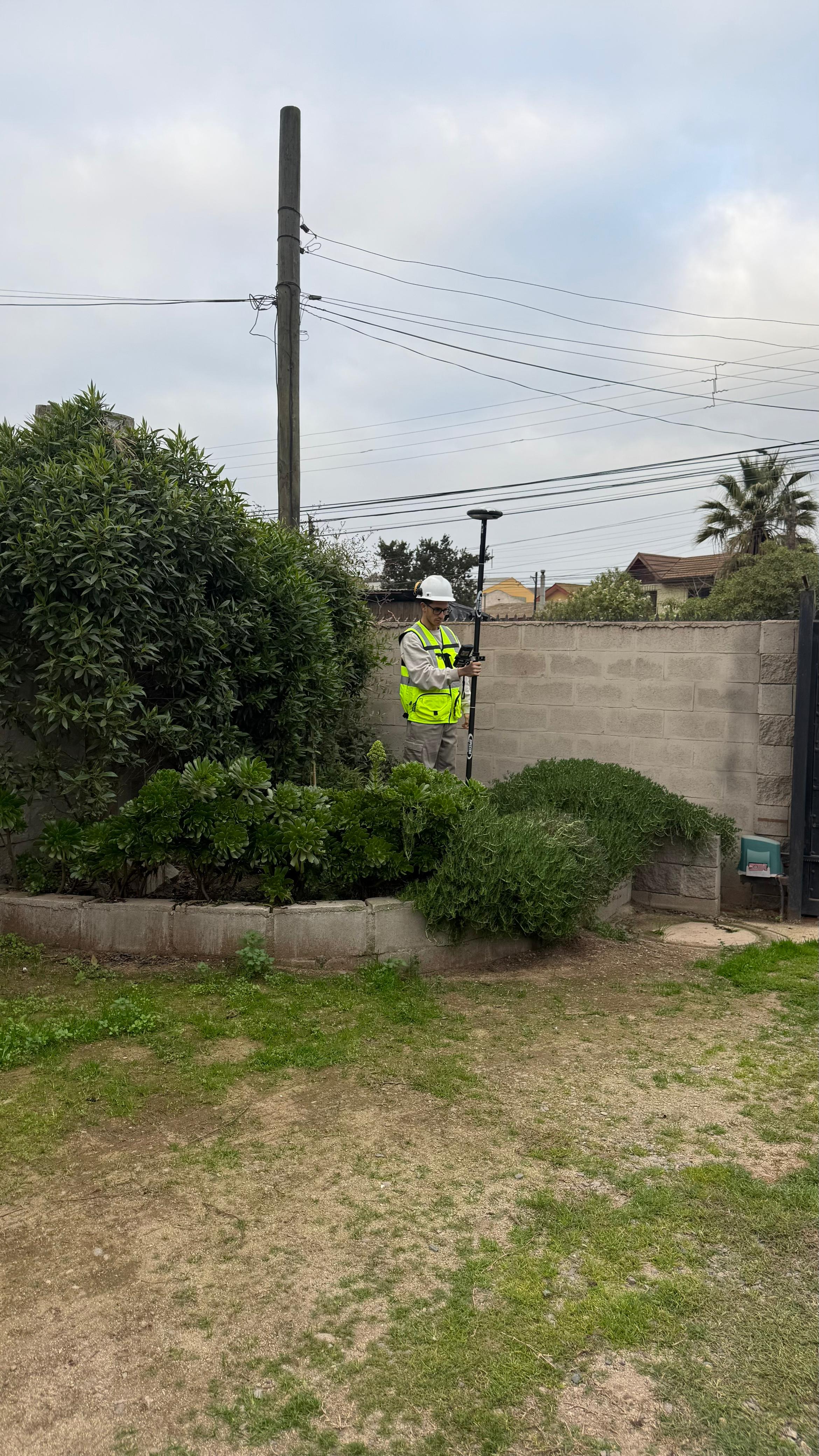 Trabajos de topografía